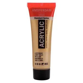AMSTERDAM AMSTERDAM STANDARD ACRYLIC 20ML LIGHT GOLD