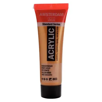 AMSTERDAM AMSTERDAM STANDARD ACRYLIC 20ML DEEP GOLD