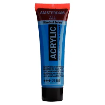 AMSTERDAM AMSTERDAM STANDARD ACRYLIC 20ML MANGANESE BLUE PHTHALO