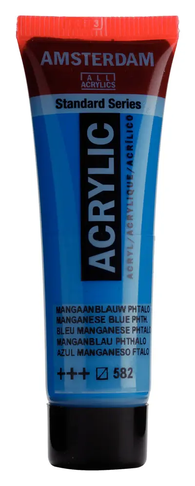 AMSTERDAM AMSTERDAM STANDARD ACRYLIC 20ML MANGANESE BLUE PHTHALO