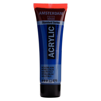 AMSTERDAM AMSTERDAM STANDARD ACRYLIC 20ML PHTHALO BLUE