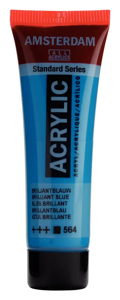 AMSTERDAM AMSTERDAM STANDARD ACRYLIC 20ML BRILLIANT BLUE
