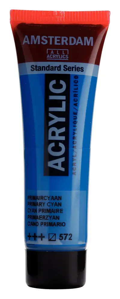 AMSTERDAM AMSTERDAM STANDARD ACRYLIC 20ML PRIMARY CYAN