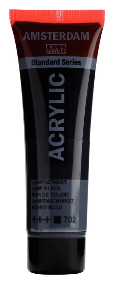 AMSTERDAM AMSTERDAM STANDARD ACRYLIC 20ML LAMP BLACK