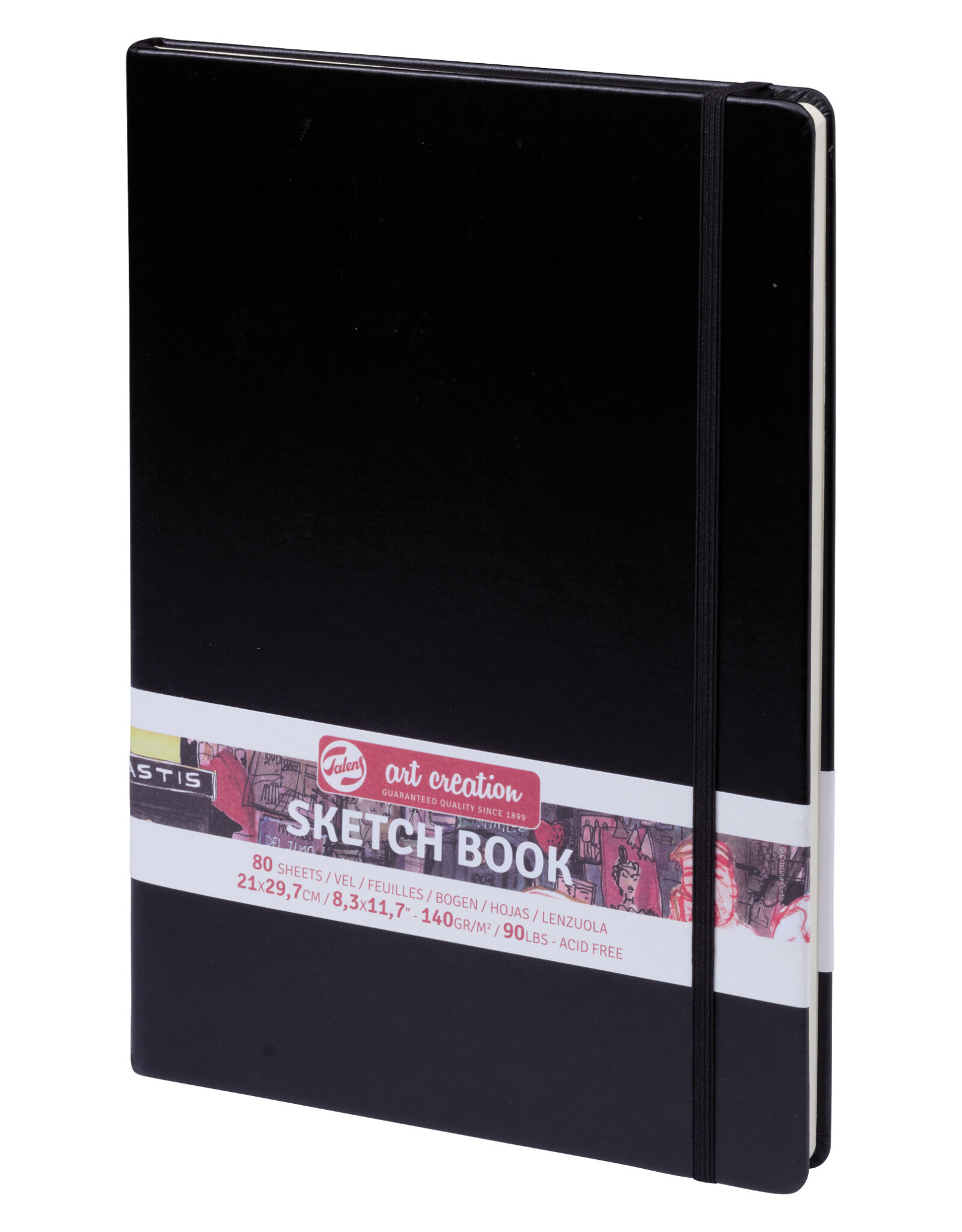 TALENS TALENS ART CREATION SKETCHBOOK BLACK COVER 21x30