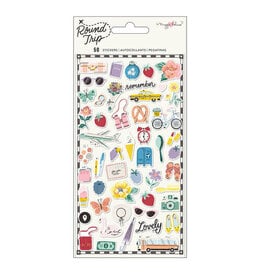 AMERICAN CRAFTS MAGGIE HOLMES ROUND TRIP PUFFY STICKERS