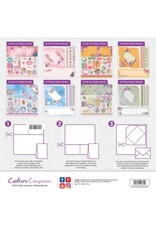 CRAFTERS COMPANION CRAFTERS COMPANION EVERYDAY 12x12 MAKE AND SEND CARD MAKING PADS 32 SHEETS