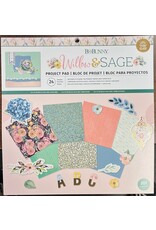 BOBUNNY BOBUNNY WILLOW & SAGE 12x12 PROJECT PAD 24 SHEETS