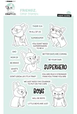 STUDIOLIGHT STUDIOLIGHT CREATIVE CRAFTLAB FRIENDZ SUPER BUDDY CLEAR STAMP SET