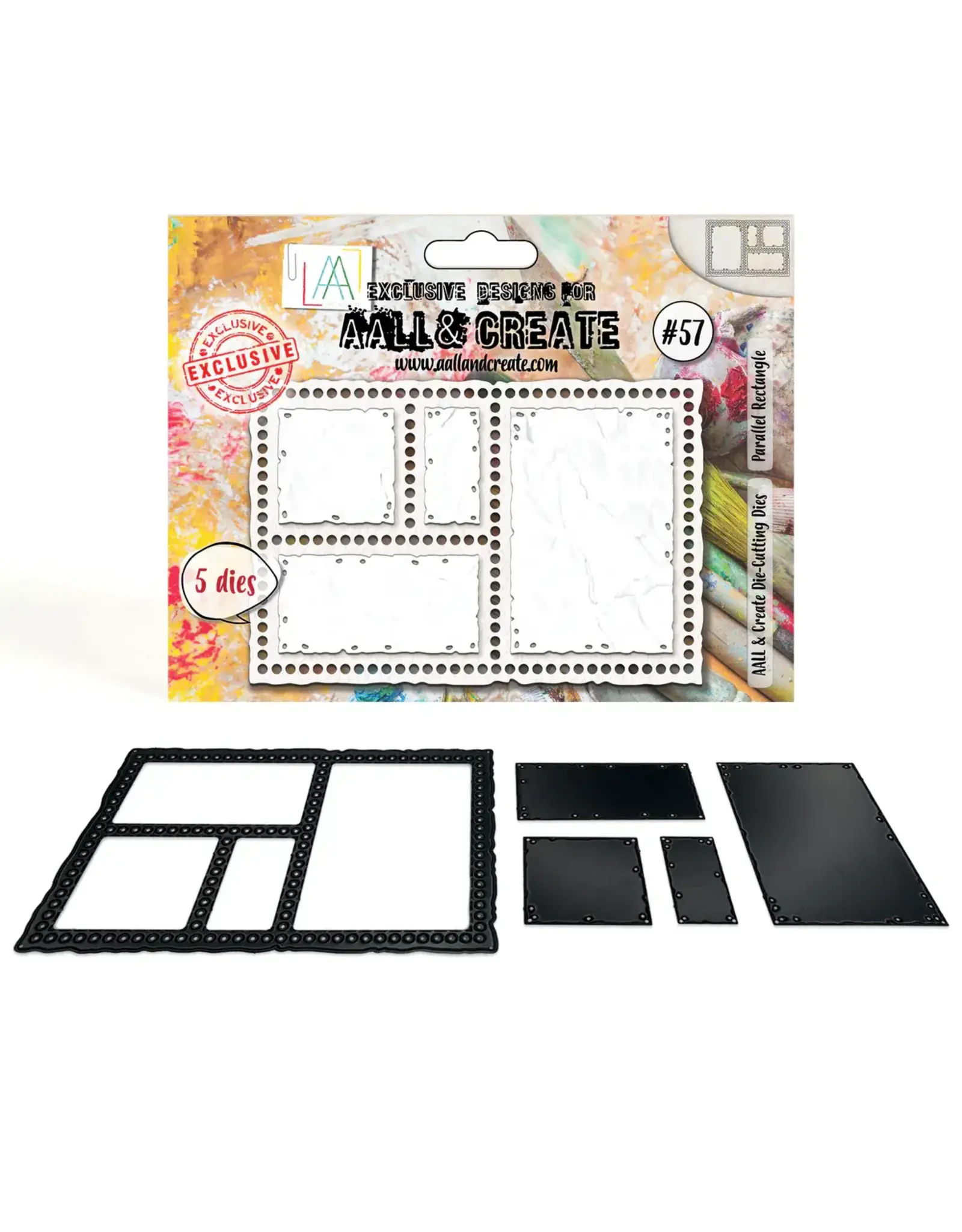 AALL & CREATE AALL & CREATE #57 PARALLEL RECTANGLE DIE SET