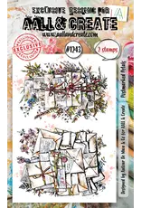 AALL & CREATE AALL & CREATE AUTOUR DE MWA #1243 POSTMARKED PETALS A6 CLEAR STAMP SET