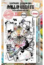 AALL & CREATE AALL & CREATE AUTOUR DE MWA #1246 INKBLOT CHRONICLES A7 CLEAR STAMP