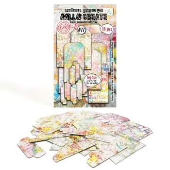 AALL & CREATE AALL & CREATE AUTOUR DE MWA #77 RAINBOW REFLECTIONS DIE CUTS 18/PK