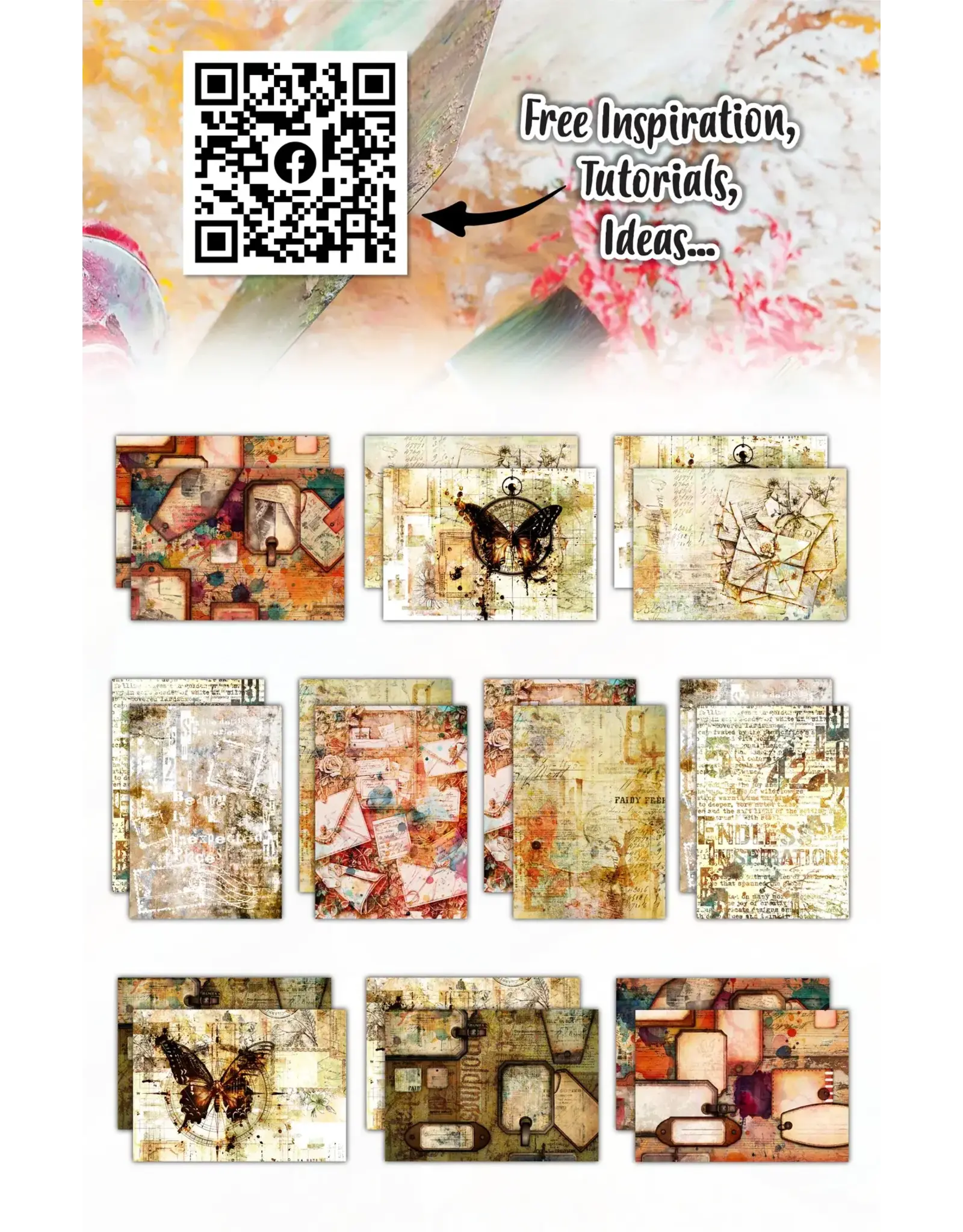 AALL & CREATE AALL & CREATE AUTOUR DE MWA & CO #12 WANDERLUST WHISPERS A5 DOUBLE-SIDED DESIGN PAPERS 10/PK