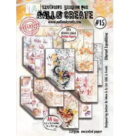 AALL & CREATE AALL & CREATE AUTOUR DE MWA & CO #15 ETHEREAL EXPEDITIONS A4 DOUBLE-SIDED DESIGN PAPERS 10/PK