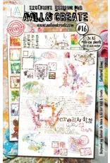 AALL & CREATE AALL & CREATE AUTOUR DE MWA #16 CULTURAL GEMS A5 RUB-ON SHEETS 2/PK