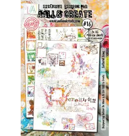 AALL & CREATE AALL & CREATE AUTOUR DE MWA #16 CULTURAL GEMS A5 RUB-ON SHEETS 2/PK