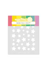WAFFLE FLOWER WAFFLE FLOWER RANDOM STARS STENCIL
