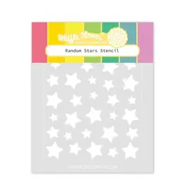 WAFFLE FLOWER WAFFLE FLOWER RANDOM STARS STENCIL