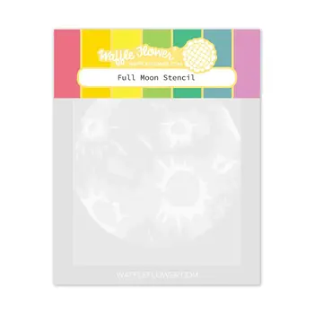 WAFFLE FLOWER WAFFLE FLOWER FULL MOON STENCIL SET 4/PK