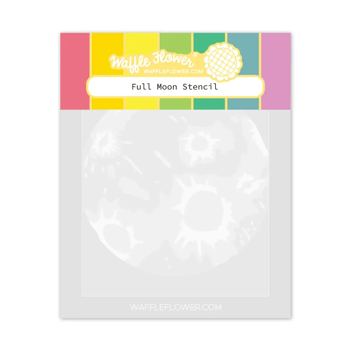 WAFFLE FLOWER WAFFLE FLOWER FULL MOON STENCIL SET 4/PK
