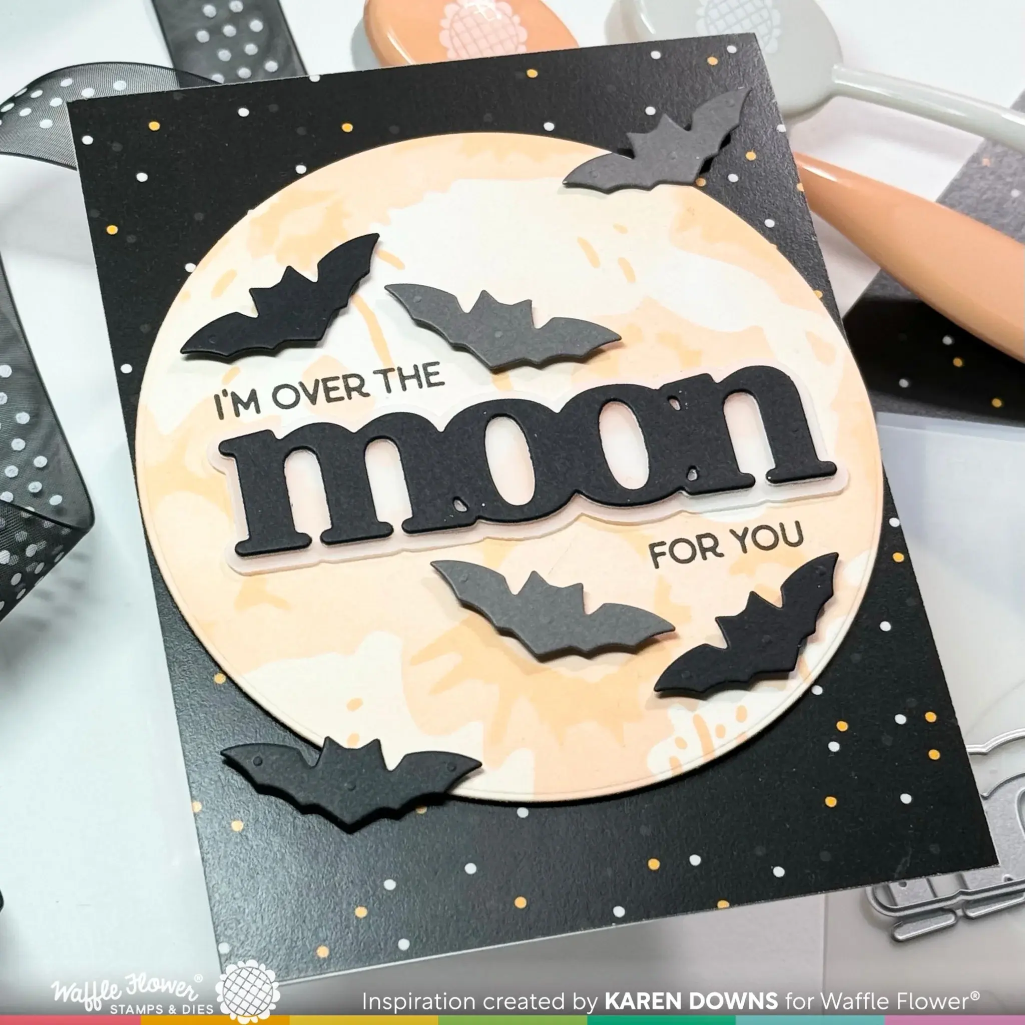WAFFLE FLOWER WAFFLE FLOWER FULL MOON STENCIL SET 4/PK
