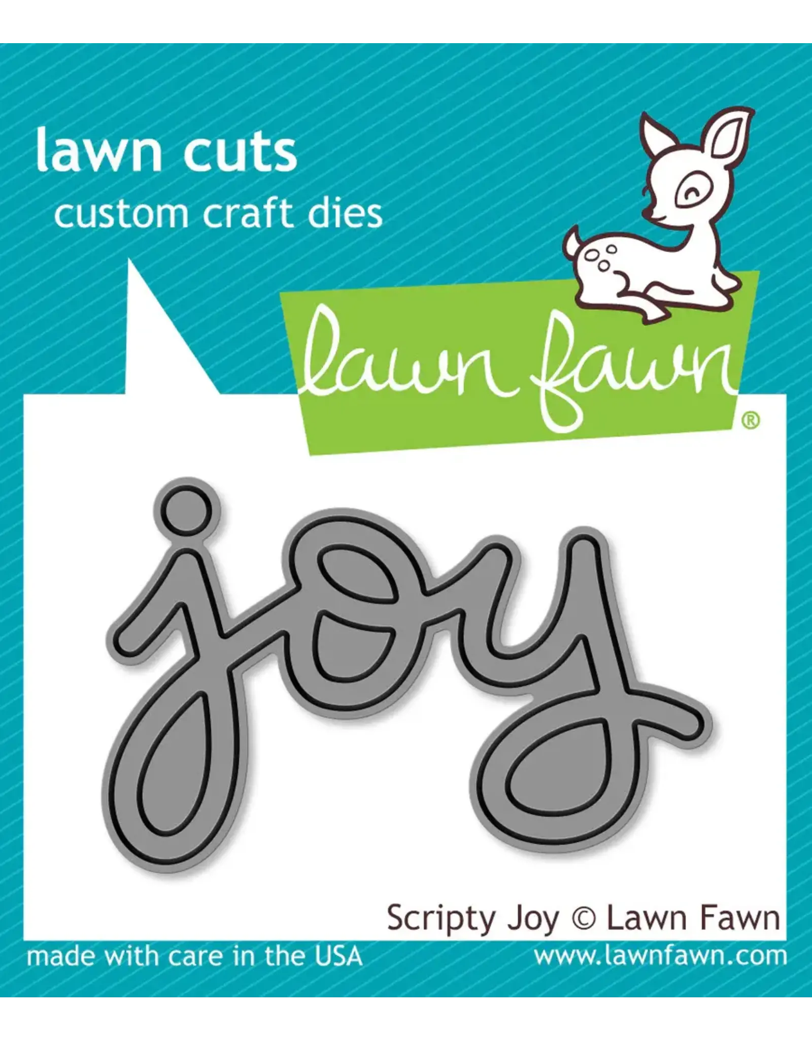 LAWN FAWN LAWN FAWN SCRIPTY JOY DIE