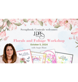 LDRS CREATIVE ANGIE HUNT FLORALS & FOLIAGE WORKSHOP CARD CLASS SATURDAY OCT 5 16h00-18h00