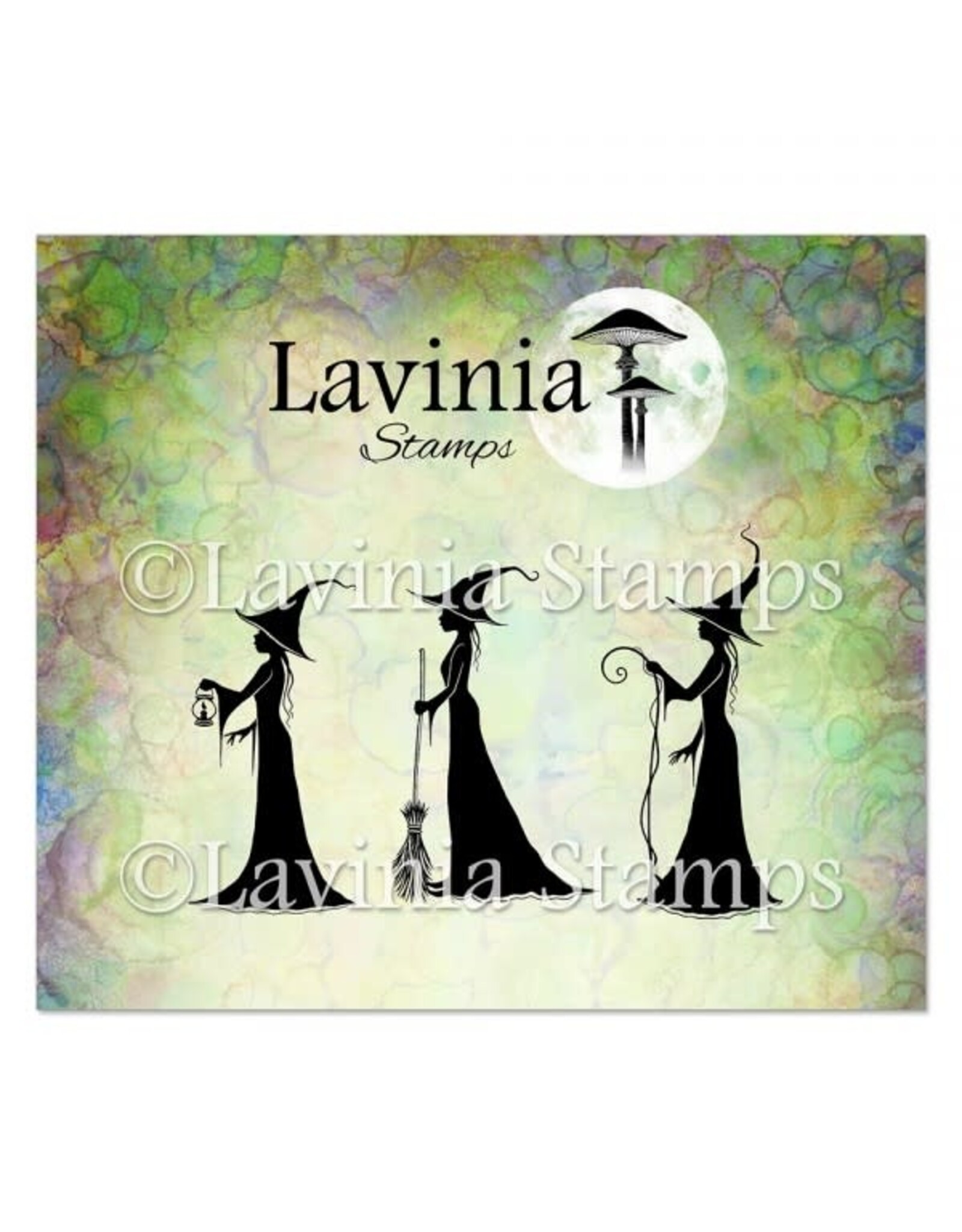 LAVINIA STAMPS LAVINIA STAMPS COVEN OF THE BLUE MOON CLEAR STAMP SET