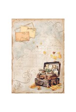 STAMPERIA STAMPERIA GOLDEN HARMONY COLLECTION ASSORTED A4 RICE PAPER 6/PK