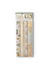 STAMPERIA STAMPERIA GOLDEN HARMONY COLLECTION 12x12 POLYESTER FABRIC SHEETS 4/PK