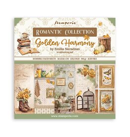 STAMPERIA STAMPERIA GOLDEN HARMONY COLLECTION 12X12 COLLECTION PACK 10 SHEETS