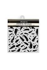 STAMPERIA STAMPERIA FOREST COLLECTION LEAVES PATTERN 18x18cm STENCIL