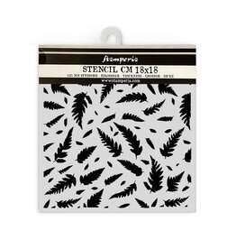 STAMPERIA STAMPERIA FOREST COLLECTION LEAVES PATTERN 18x18cm STENCIL