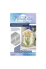 HUNKYDORY CRAFTS LTD. HUNKYDORY MOONSTONE STRAIGHT EDGED NESTING DIES - EXTENDED HEXAGON DIE SET