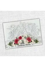 PAPER ROSE PAPER ROSE WHITE CHRISTMAS POINSETTIA BORDER DIE