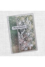 PAPER ROSE PAPER ROSE WHITE CHRISTMAS POINSETTIA BORDER DIE