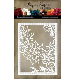 PAPER ROSE PAPER ROSE WHITE CHRISTMAS POINSETTIA COVERPLATE DIE