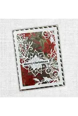 PAPER ROSE PAPER ROSE WHITE CHRISTMAS POINSETTIA COVERPLATE DIE