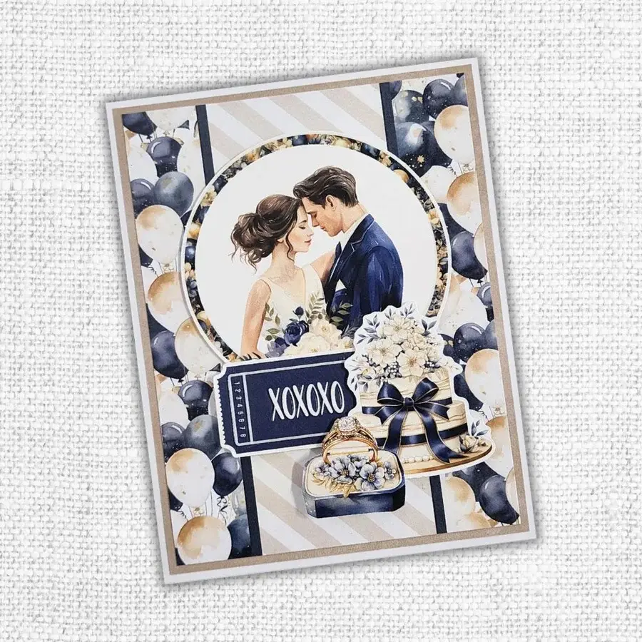 PAPER ROSE PAPER ROSE WEDDING BLOOMS 1.0 6x8 QUICK CARDS COLLECTION