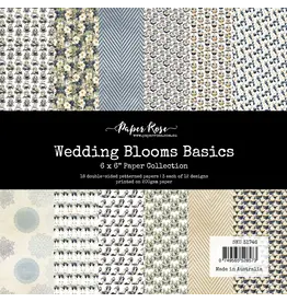 PAPER ROSE PAPER ROSE WEDDING BLOOMS BASICS 6x6 PAPER COLLECTION