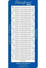 STARFORM STARFORM MERRY CHRISTMAS GOLD TEXT DECO STICKERS