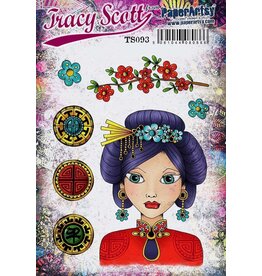 PAPER ARTSY PAPER ARTSY TRACY SCOTT TS093 CLING STAMP SET