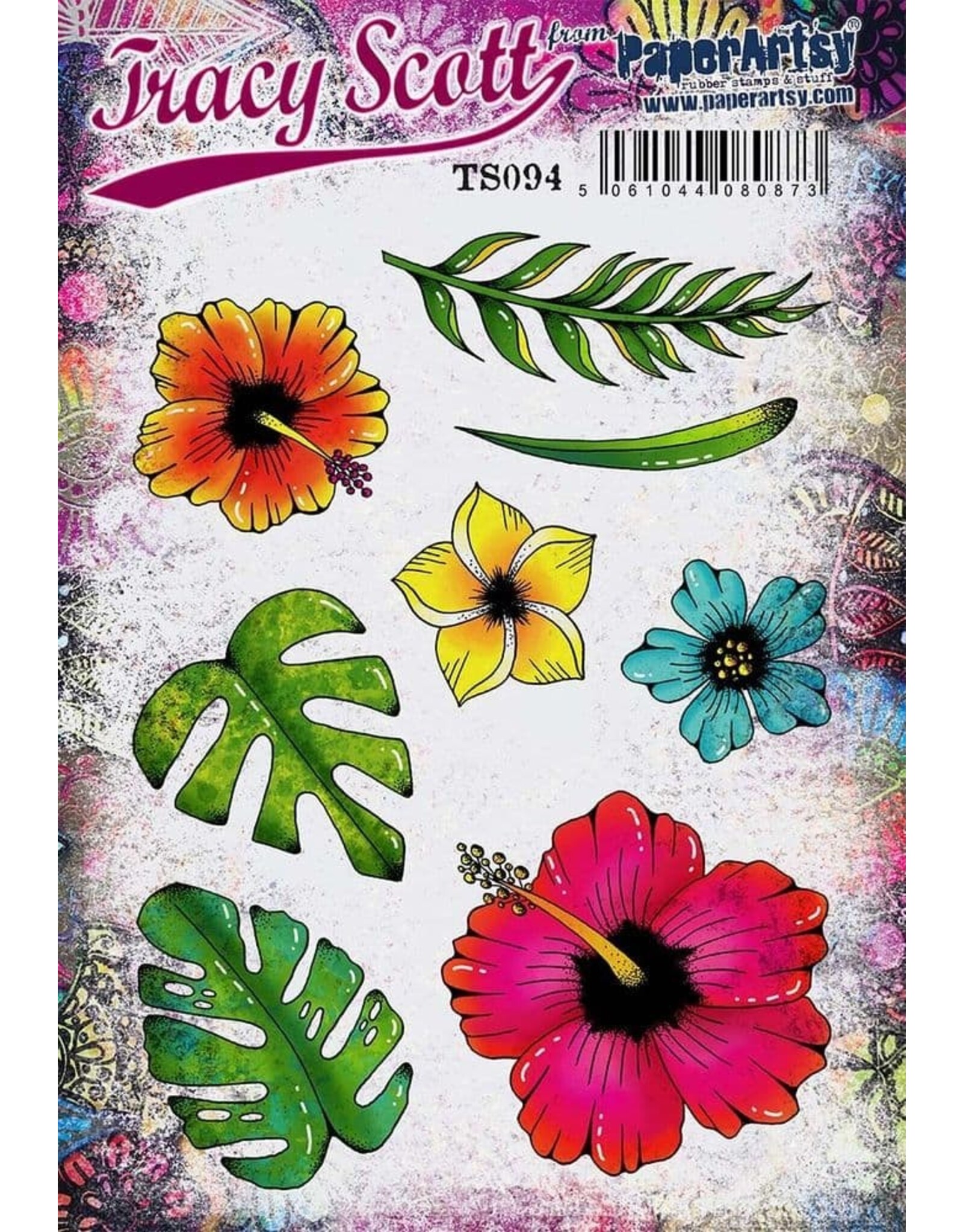 PAPER ARTSY PAPER ARTSY TRACY SCOTT TS094 CLING STAMP SET