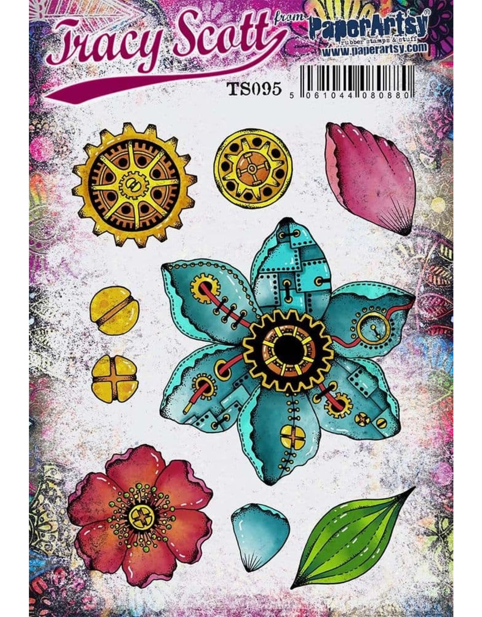 PAPER ARTSY PAPER ARTSY TRACY SCOTT TS095 CLING STAMP SET