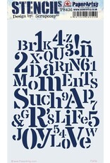 PAPER ARTSY PAPER ARTSY SCRAPCOSY PS436 STENCIL