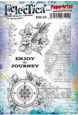 PAPER ARTSY PAPER ARTSY ECLECTICA SCRAPCOSY ESC49 CLING STAMP SET
