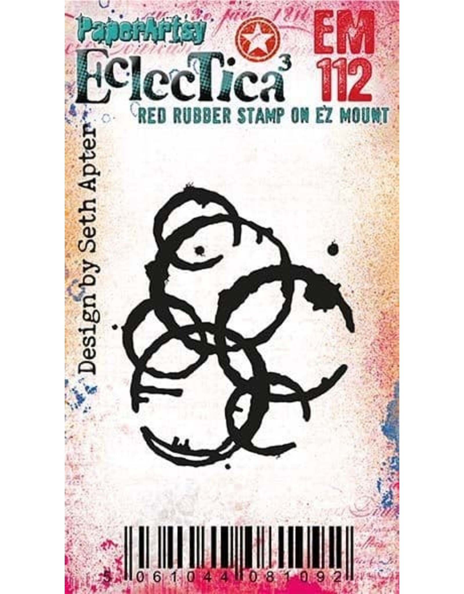 PAPER ARTSY PAPER ARTSY SETH APTER ECLECTICA EM112 MINI CLING STAMP