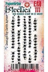 PAPER ARTSY PAPER ARTSY SETH APTER ECLECTICA EM111 MINI CLING STAMP
