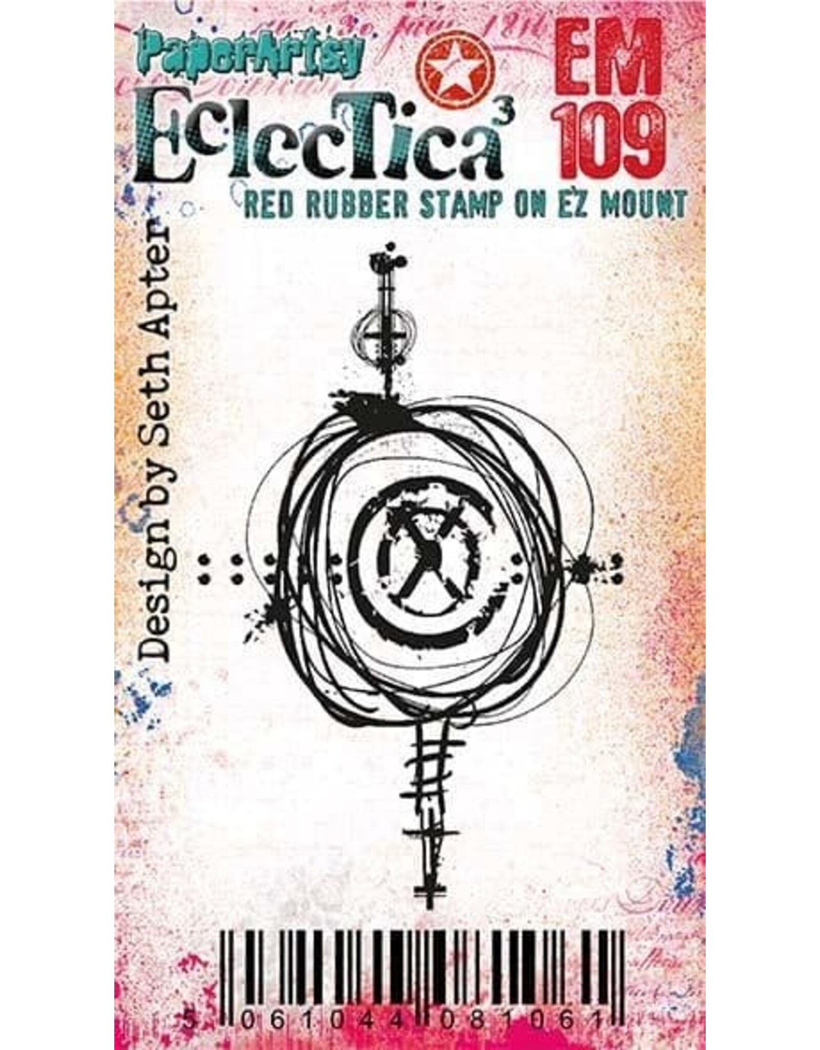 PAPER ARTSY PAPER ARTSY SETH APTER ECLECTICA EM109 MINI CLING STAMP